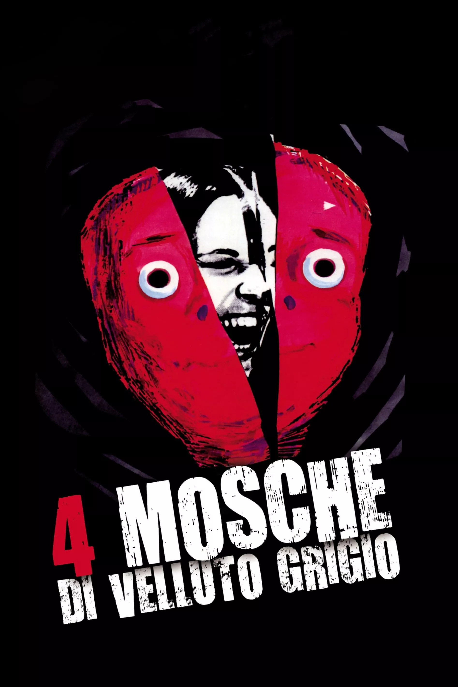 4 mosche di velluto grigio