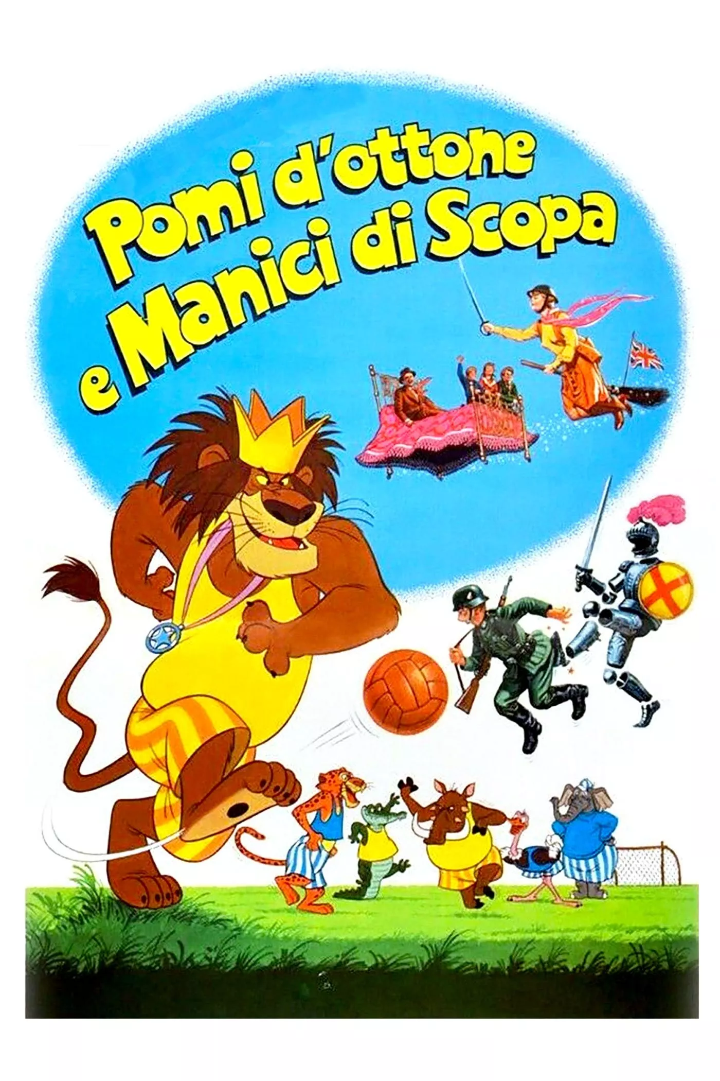 Pomi d'ottone e manici di scopa