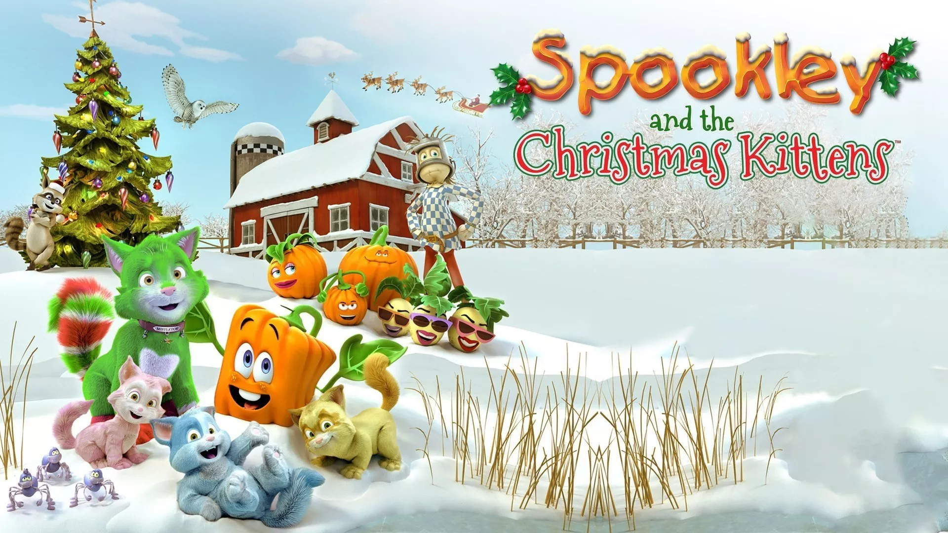 Spookley la zucca quadrata: Natale con i gattini
